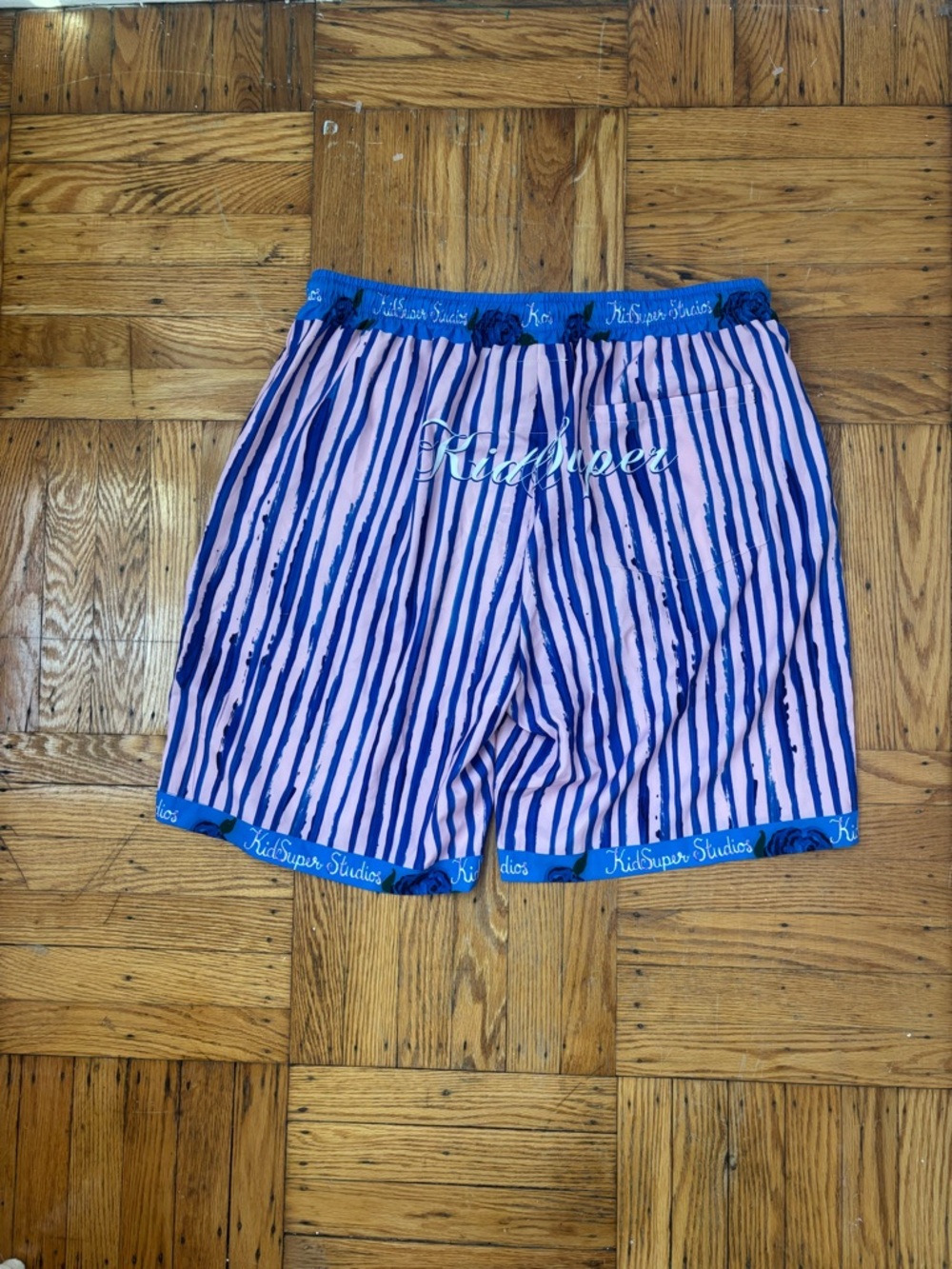 KidSuper Striped Shorts - Picture 4 of 5